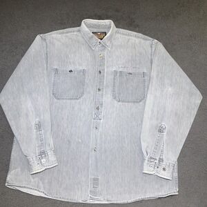 Harley-Davidson Light Gray Long Sleeve Shirt